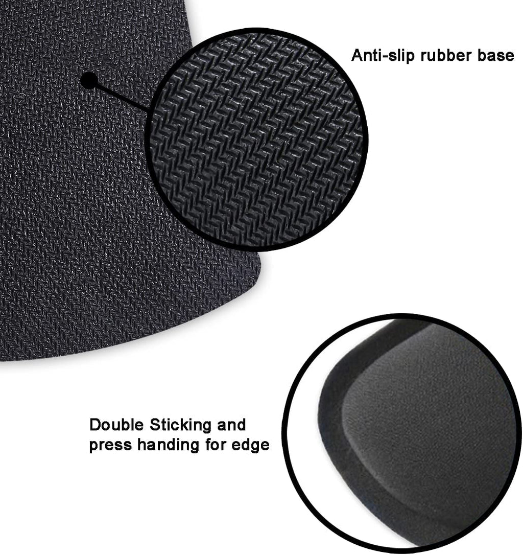 Keyboard Wrist Rest Pad and Mouse Wrist Rest Support, Comfort Wrist Rest Pad with Non-Slip Rubber Base & Memory Foam Support for Working Gaming Fatigue Pain Relief Green Leaves