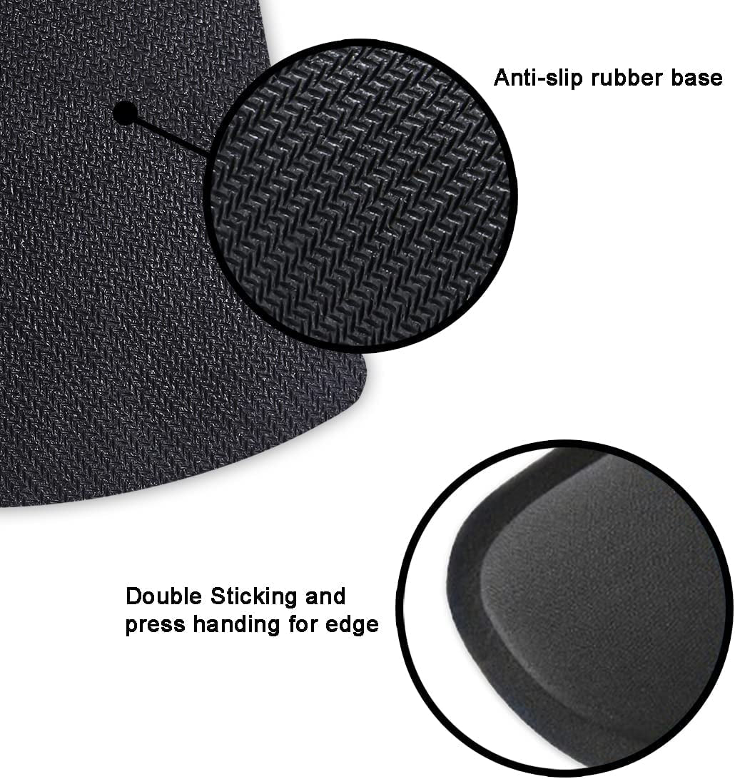 Keyboard Wrist Rest Pad and Mouse Wrist Rest Support, Comfort Wrist Rest Pad with Non-Slip Rubber Base & Memory Foam Support for Working Gaming Fatigue Pain Relief Green Leaves