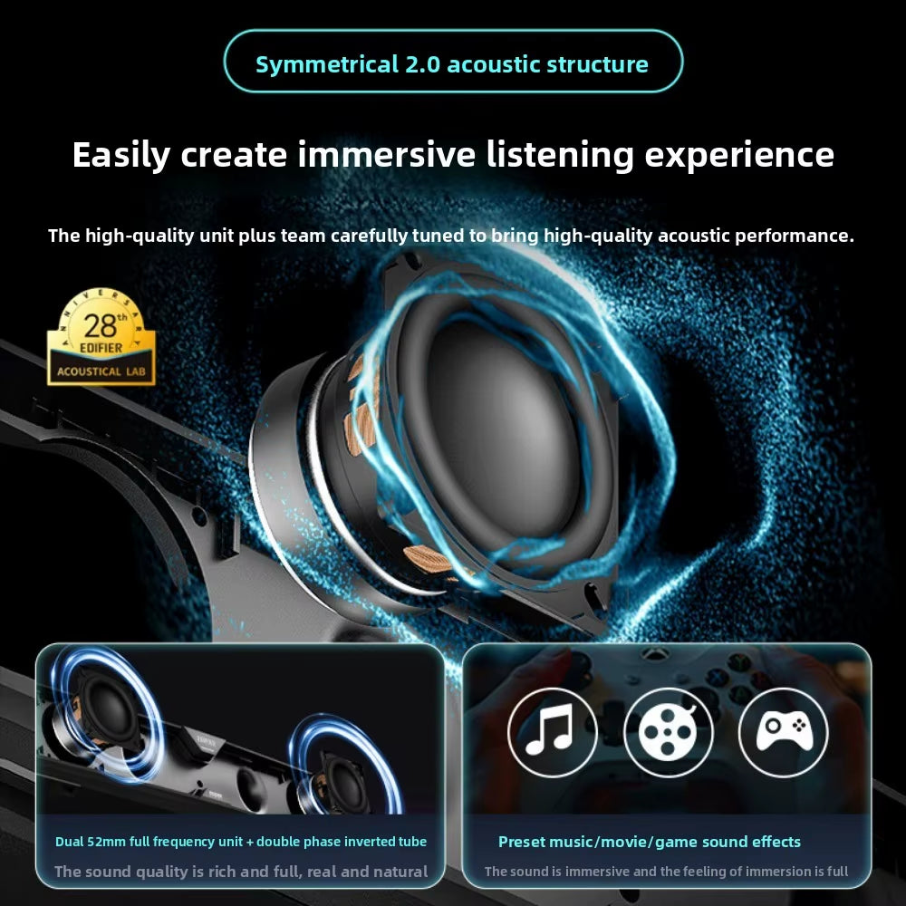 M30PLUS Computer Speaker, Bluetooth Desktop Speaker, Desktop Home Dedicated Microphone in One