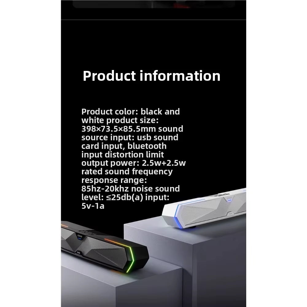 M30PLUS Computer Speaker, Bluetooth Desktop Speaker, Desktop Home Dedicated Microphone in One